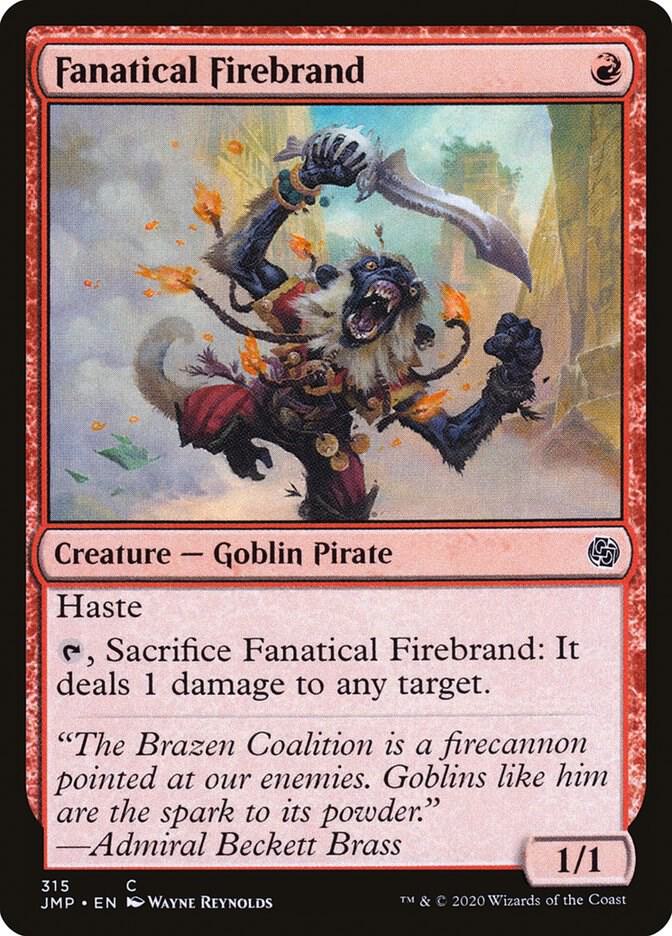 Fanatical Firebrand 315/495 (Jumpstart)  | Good Games Modbury