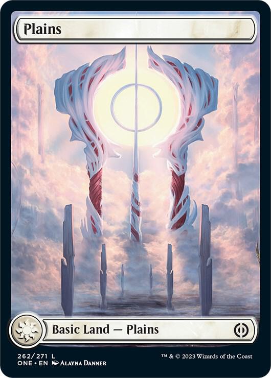 Plains 262/271 (Phyrexia: All Will Be One)  - Full Art | Good Games Modbury