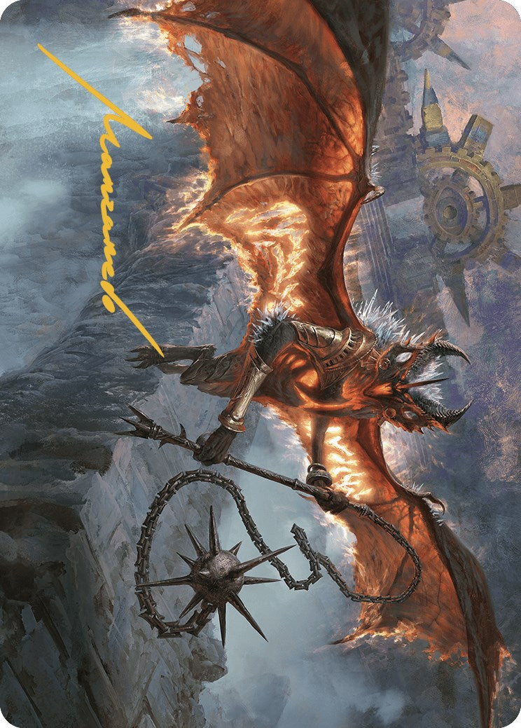 Bloodletter of Aclazotz Art Card (15/81) (Gold-Stamped Signature) [The Lost Caverns of Ixalan Art Series] | Good Games Modbury