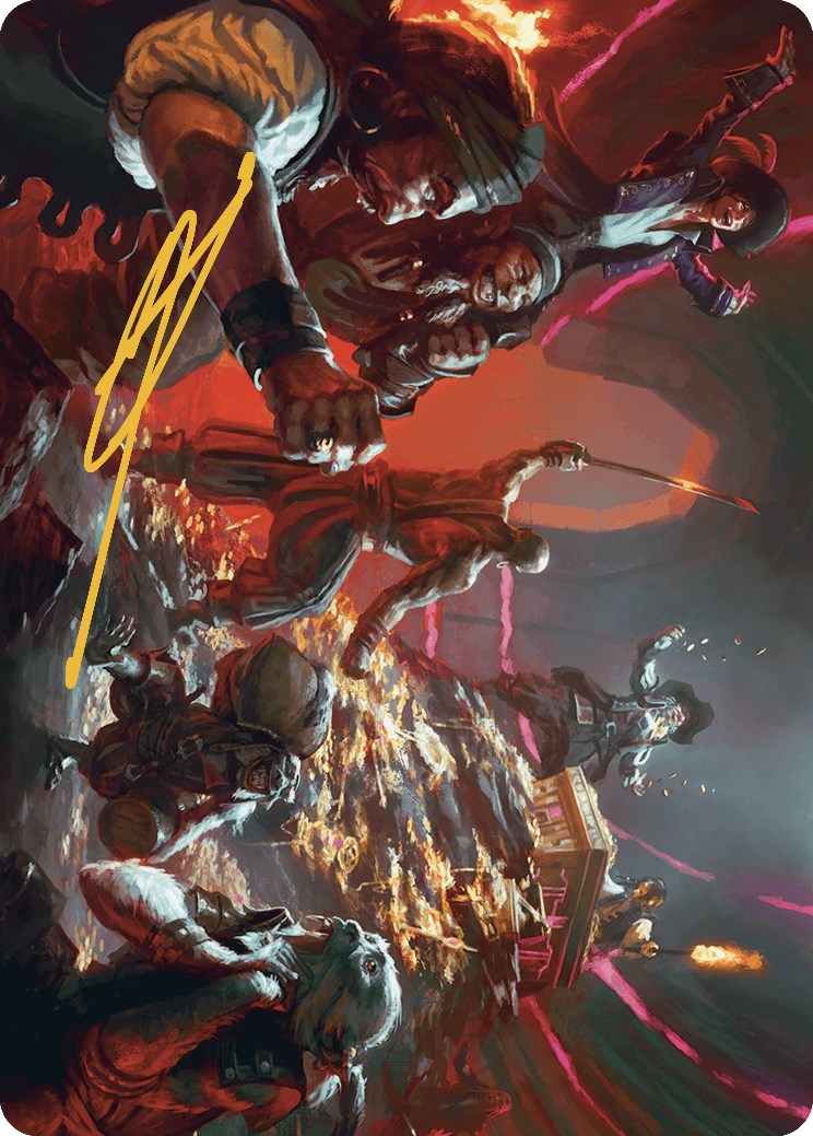 Hit the Mother Lode Art Card (Gold-Stamped Signature) [The Lost Caverns of Ixalan Art Series] | Good Games Modbury