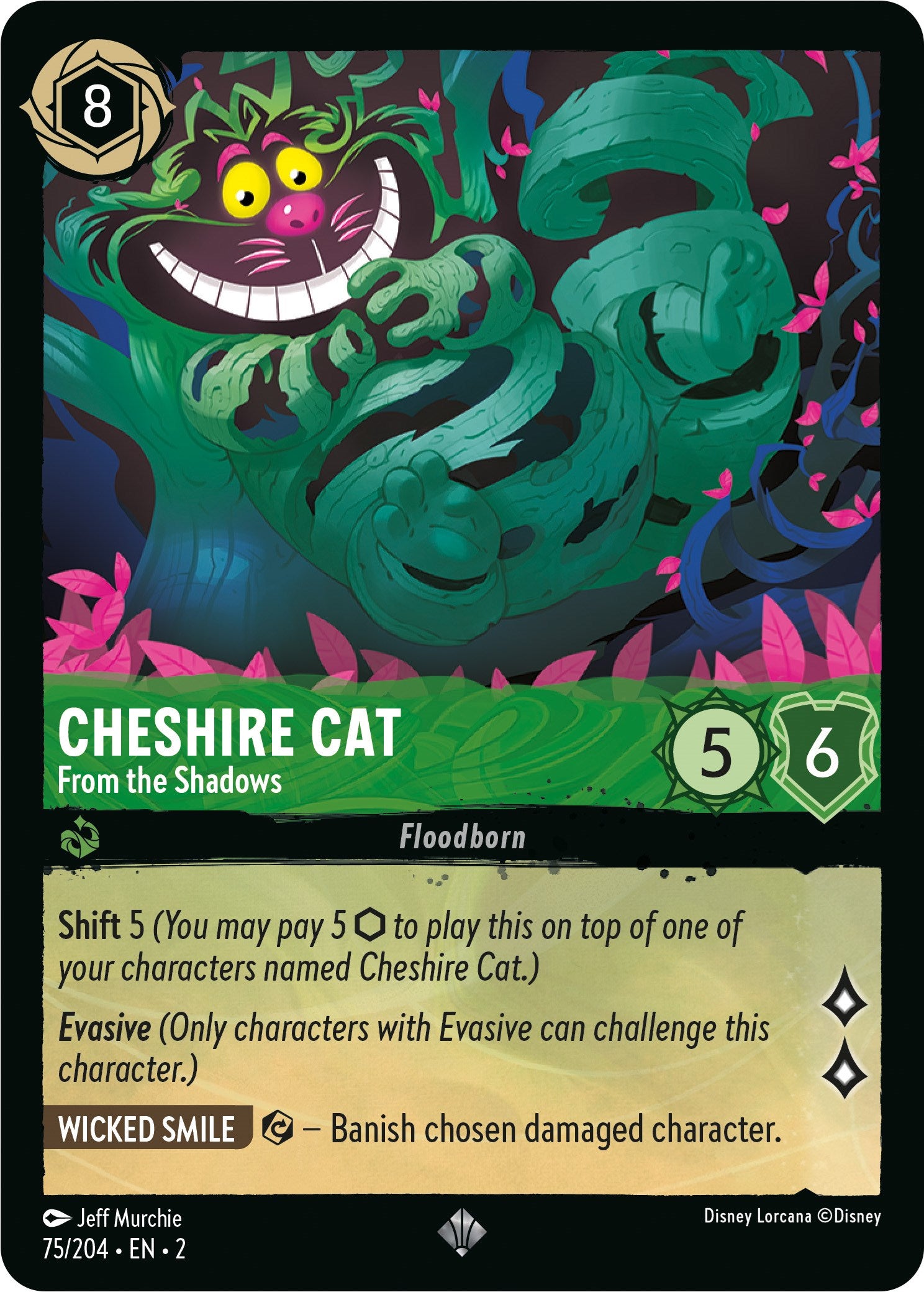 Cheshire Cat - From the Shadows (75/204) [Rise of the Floodborn] | Good Games Modbury
