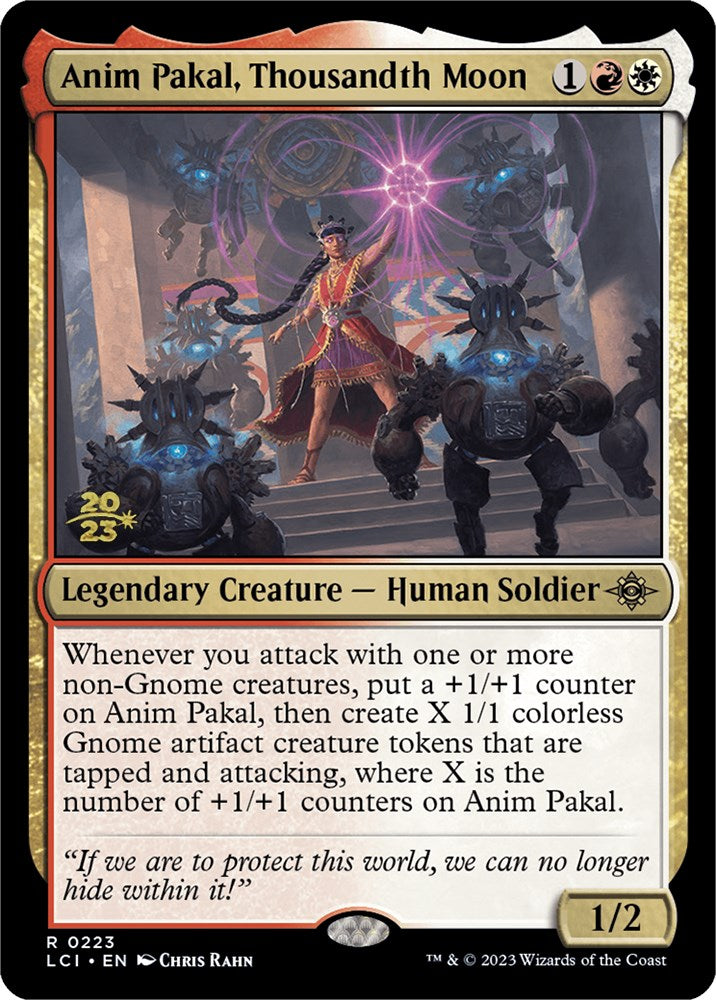 Anim Pakal, Thousandth Moon [The Lost Caverns of Ixalan Prerelease Cards] | Good Games Modbury