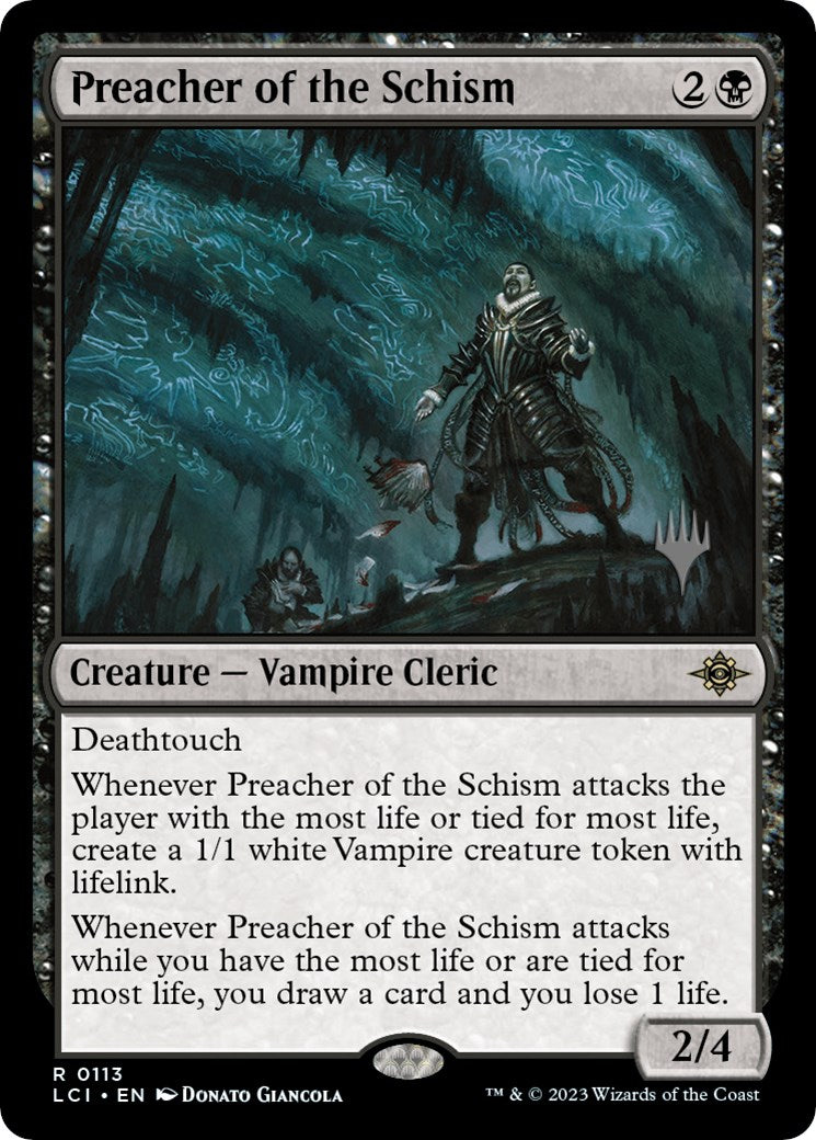 Preacher of the Schism (Promo Pack) [The Lost Caverns of Ixalan Promos] | Good Games Modbury