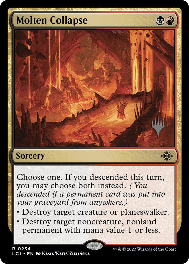 Molten Collapse (Promo Pack) [The Lost Caverns of Ixalan Promos] | Good Games Modbury