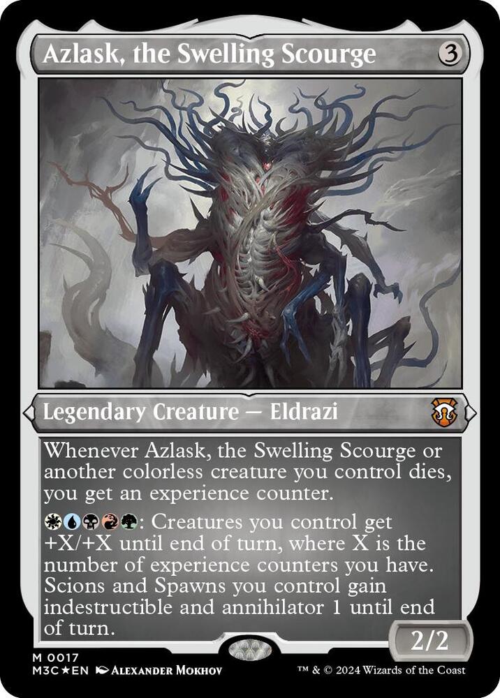Azlask, the Swelling Scourge 17/411 (Commander: Modern Horizons 3)  - Etched Foil | Good Games Modbury