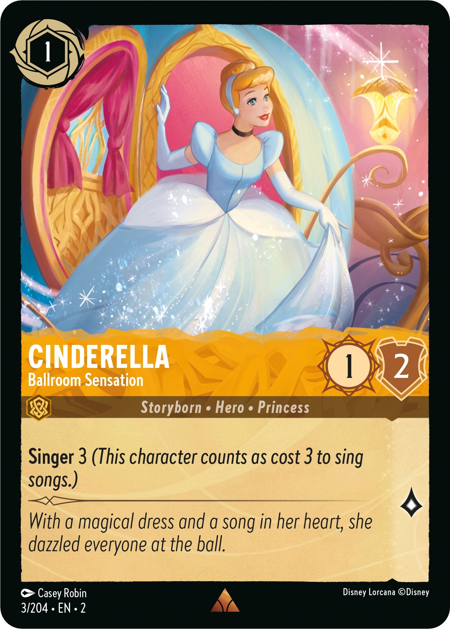 Cinderella - Ballroom Sensation (3/204) [Rise of the Floodborn] | Good Games Modbury