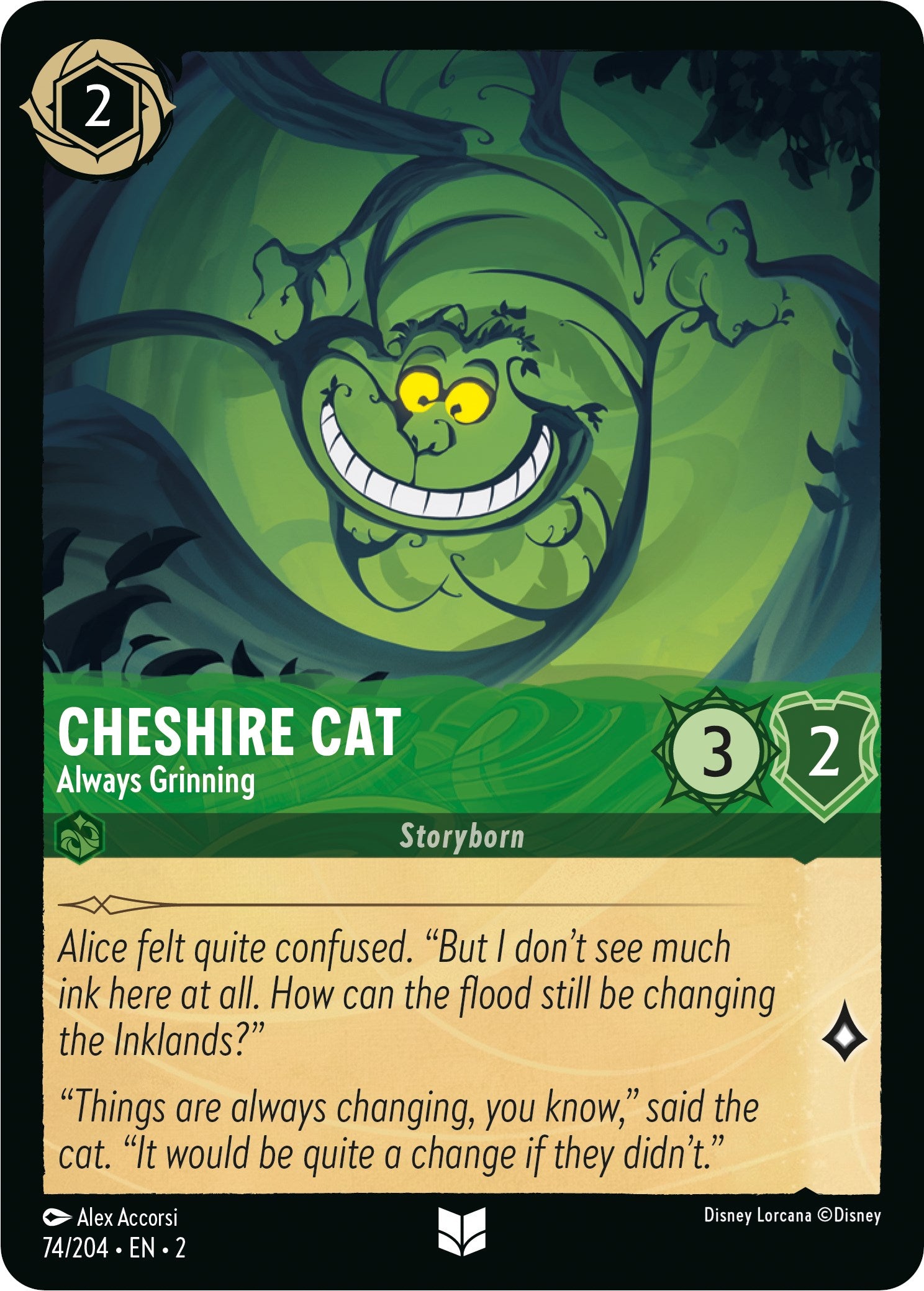 Cheshire Cat - Always Grinning (74/204) [Rise of the Floodborn] | Good Games Modbury