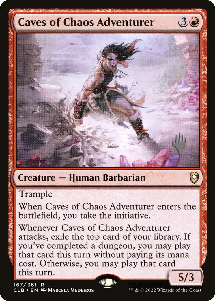 Caves of Chaos Adventurer (Promo Pack) [The Lost Caverns of Ixalan Promos] | Good Games Modbury