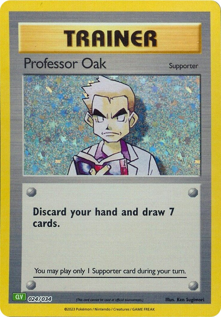 Professor Oak (CLV) [Trading Card Game Classic] | Good Games Modbury