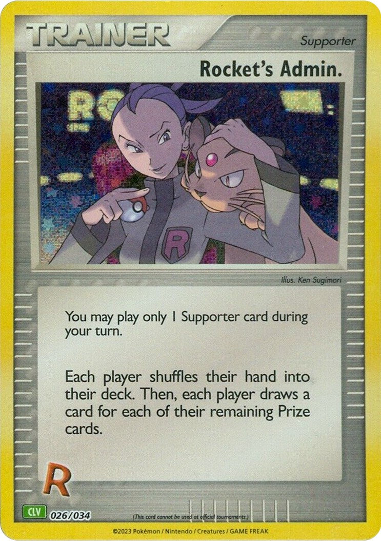 Rocket's Admin. (CLV) [Trading Card Game Classic] | Good Games Modbury