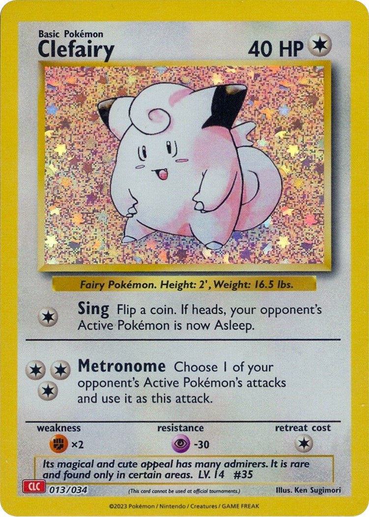 Clefairy [Trading Card Game Classic] | Good Games Modbury