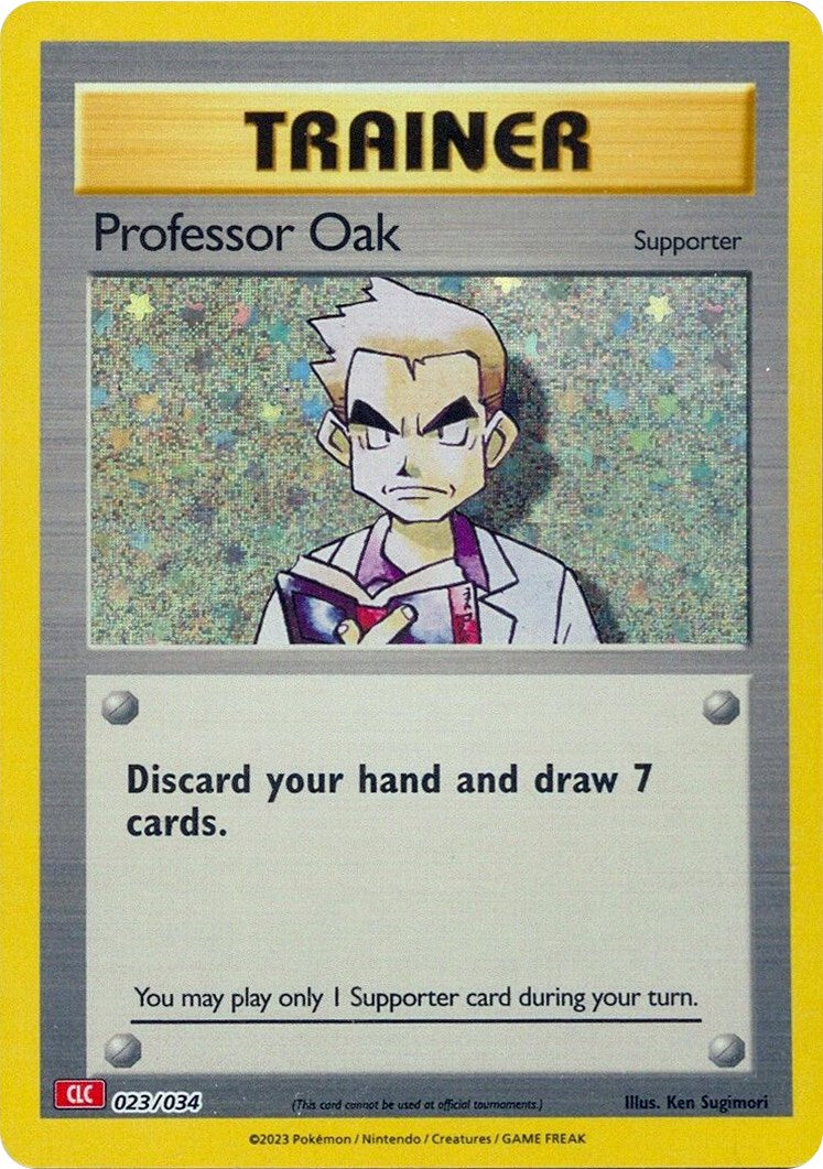 Professor Oak (CLC) [Trading Card Game Classic] | Good Games Modbury