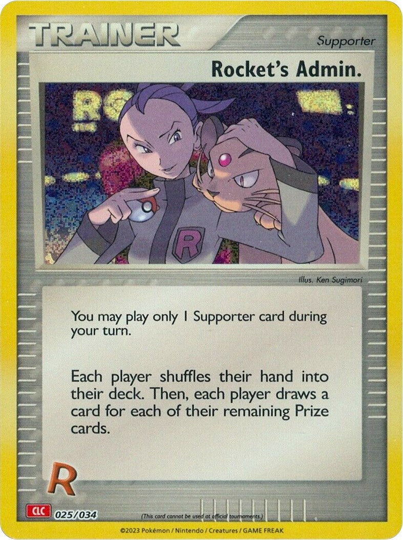Rocket's Admin. (CLC) [Trading Card Game Classic] | Good Games Modbury