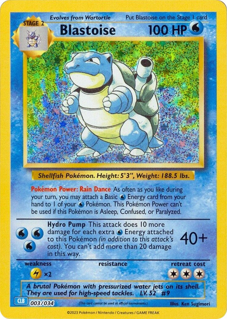Blastoise [Trading Card Game Classic] | Good Games Modbury