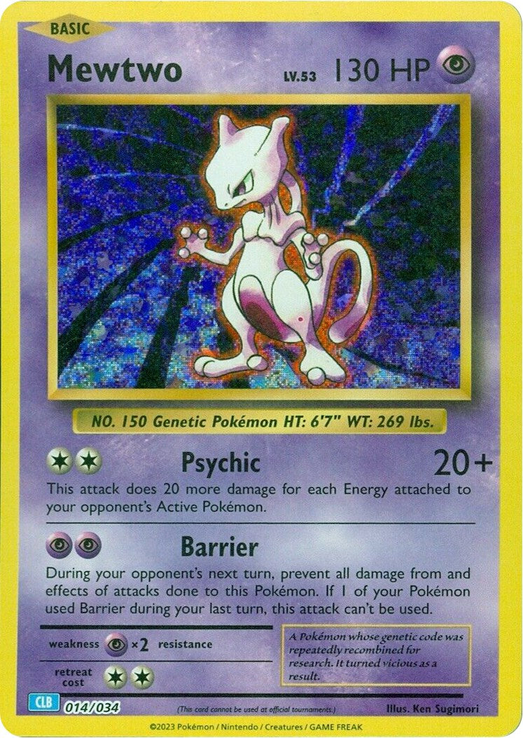 Mewtwo [Trading Card Game Classic] | Good Games Modbury