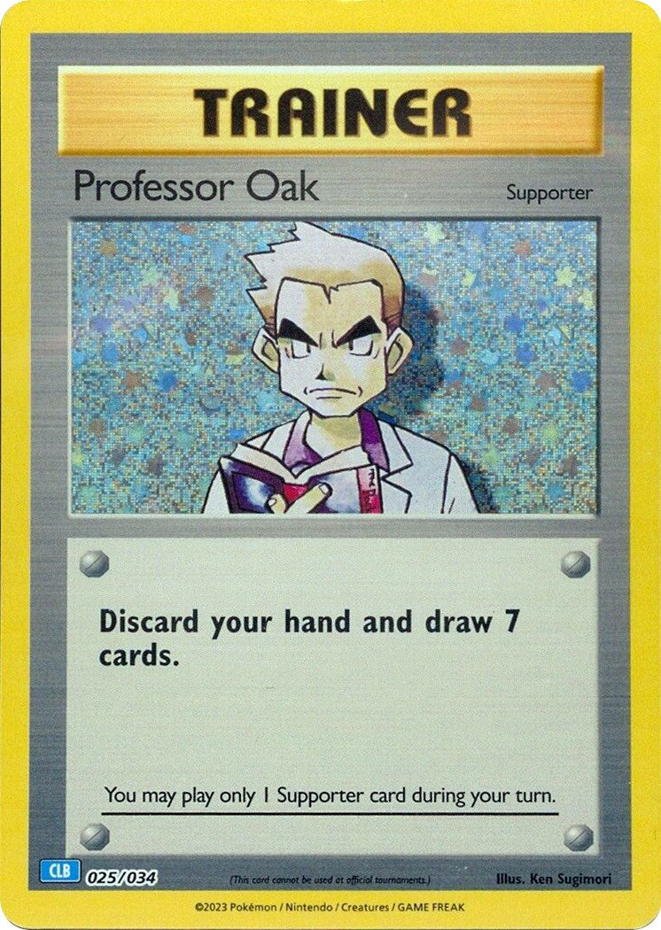 Professor Oak (CLB) [Trading Card Game Classic] | Good Games Modbury