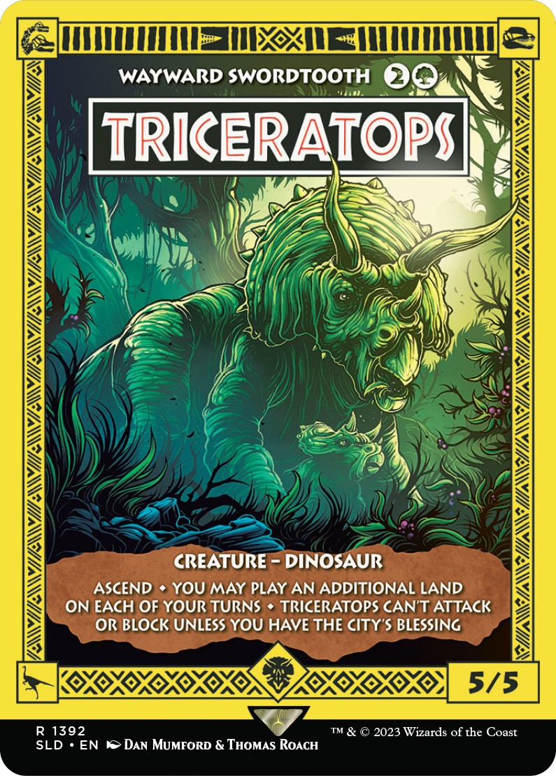 Triceratops - Wayward Swordtooth [Secret Lair Drop Series] | Good Games Modbury