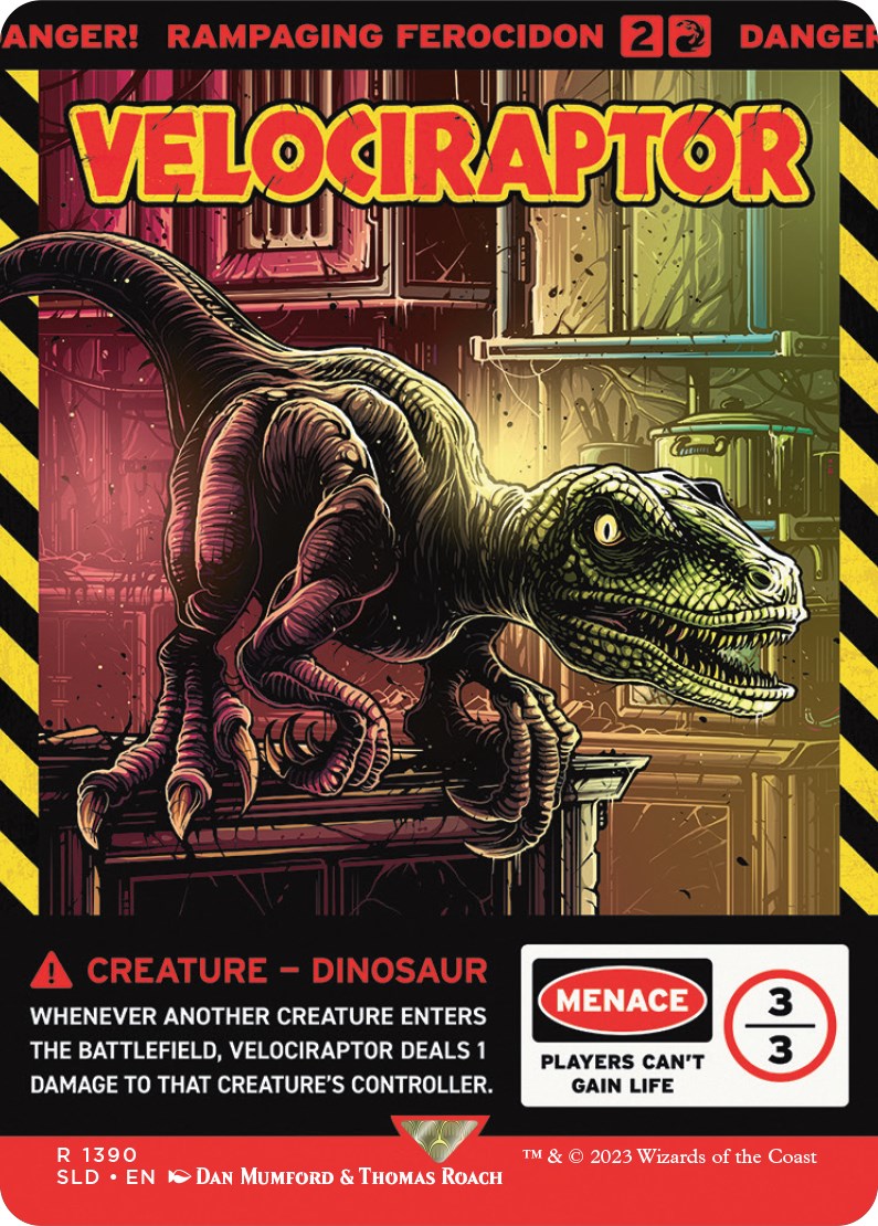 Velociraptor - Rampaging Ferocidon [Secret Lair Drop Series] | Good Games Modbury