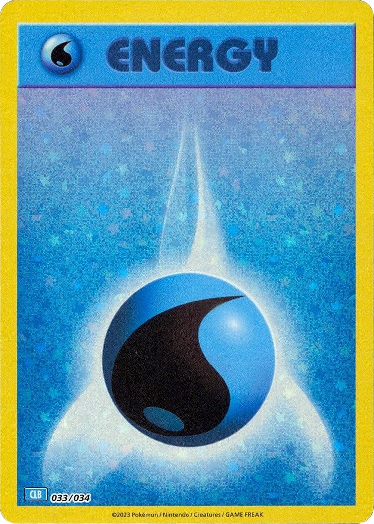 Basic Water Energy [Trading Card Game Classic] | Good Games Modbury