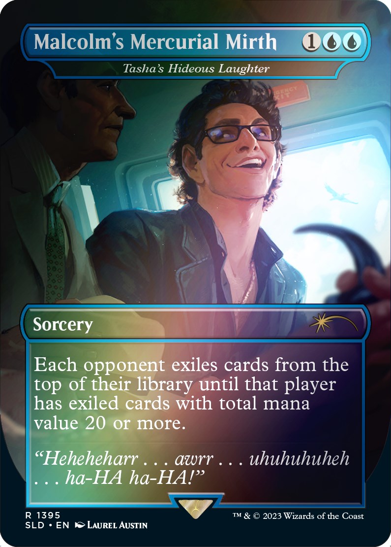 Malcolm's Mercurial Mirth - Tasha's Hideous Laughter (Rainbow Foil) [Secret Lair Drop Series] | Good Games Modbury