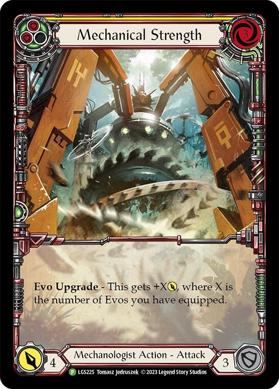 Mechanical Strength (Yellow) [LGS225] (Promo)  Rainbow Foil | Good Games Modbury