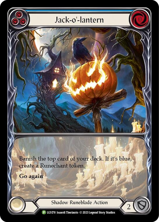 Jack-o'-lantern (Blue) [LGS178] (Promo) | Good Games Modbury