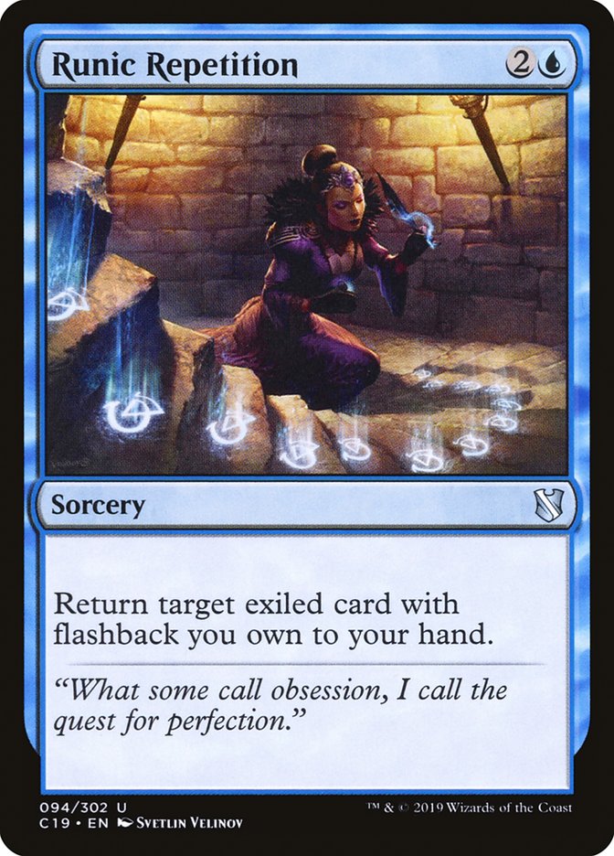 Runic Repetition 94/302 (Commander 2019)  | Good Games Modbury