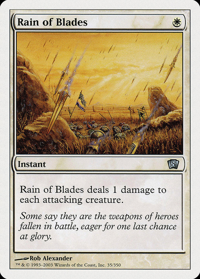 Rain of Blades [Eighth Edition] | Good Games Modbury