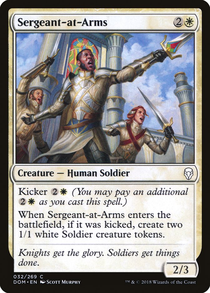 Sergeant-at-Arms [Dominaria] | Good Games Modbury