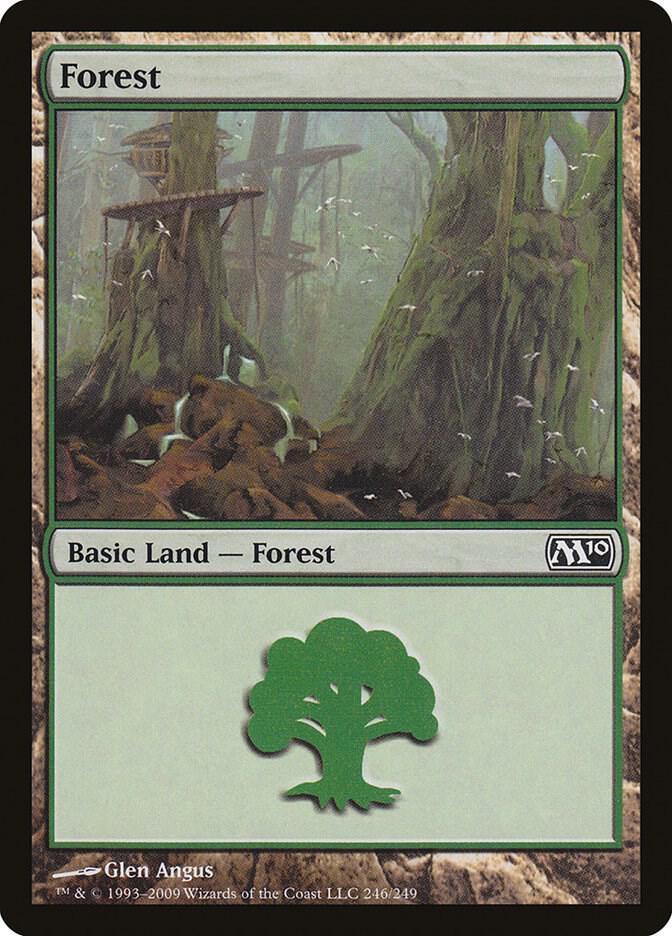 Forest 246/249 (Magic 2010 (M10))  - Foil | Good Games Modbury