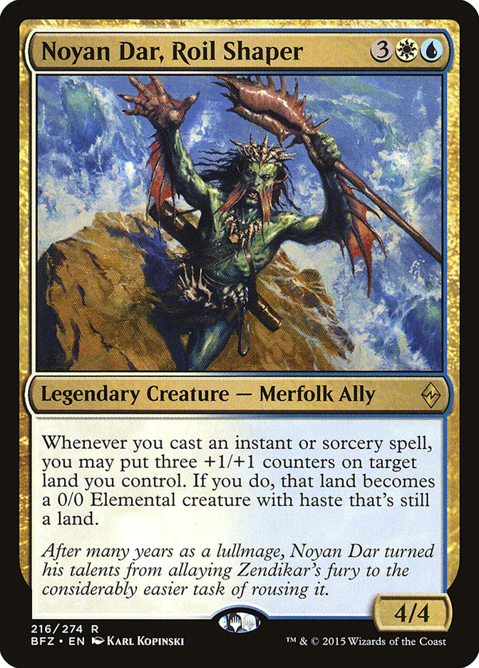 Noyan Dar, Roil Shaper 216/274 (Battle for Zendikar)  | Good Games Modbury