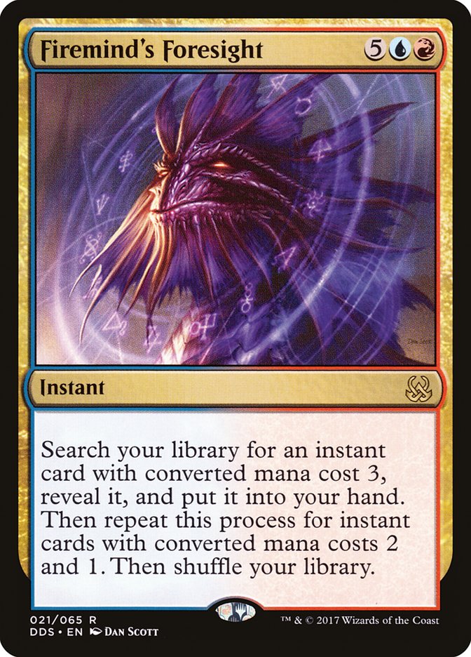 Firemind's Foresight 21/65 (Duel Decks: Mind vs. Might)  | Good Games Modbury