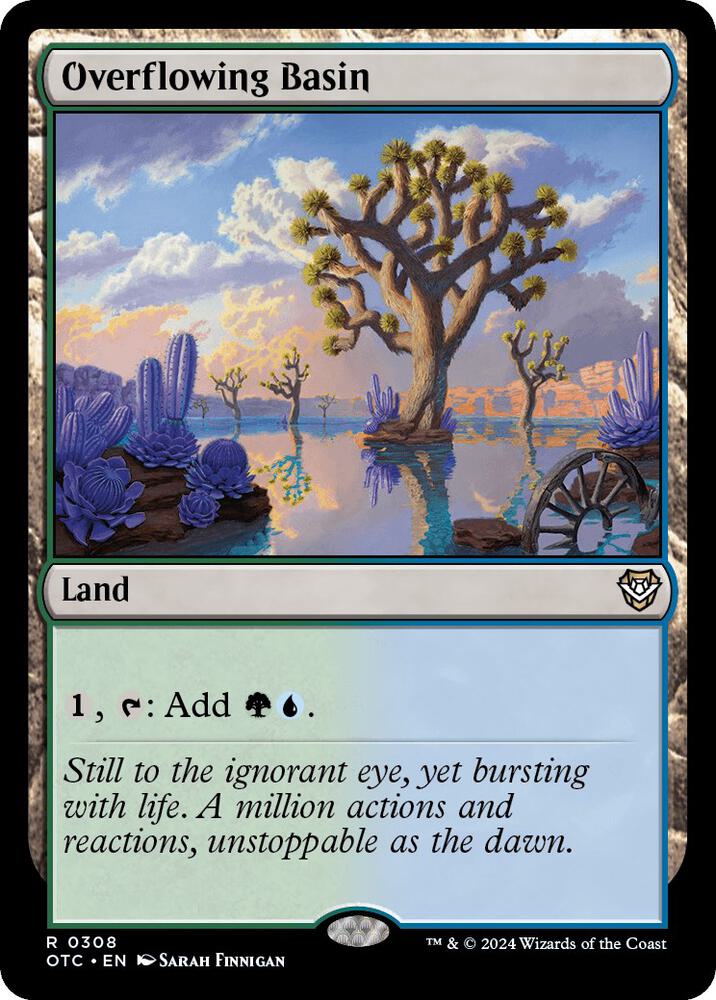 Overflowing Basin 308/40 (Commander: Outlaws of Thunder Junction)  | Good Games Modbury