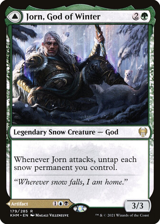Jorn, God of Winter // Kaldring, the Rimestaff 179/285 (Kaldheim)  - Foil | Good Games Modbury