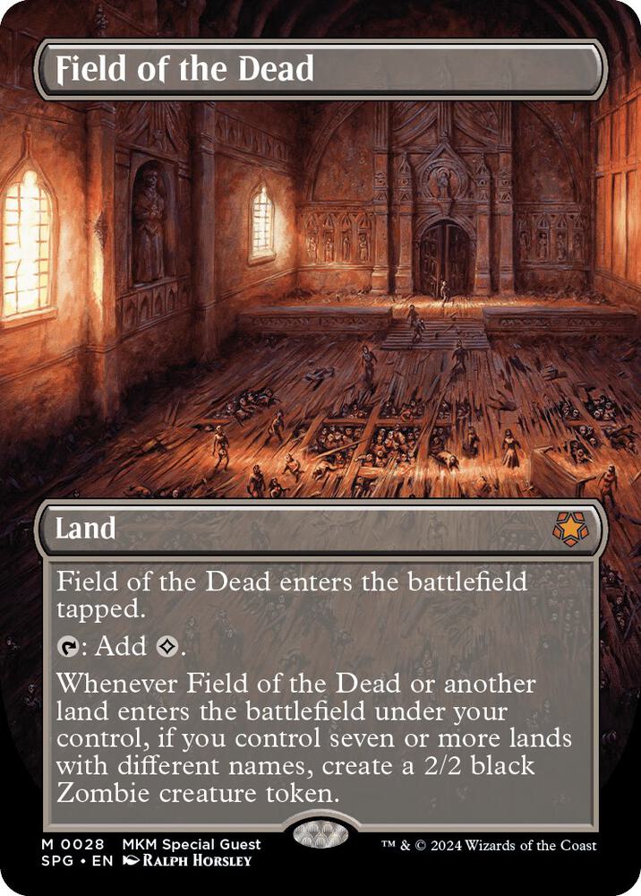 Field of the Dead 28/0 (Special Guests)  - Borderless Foil | Good Games Modbury