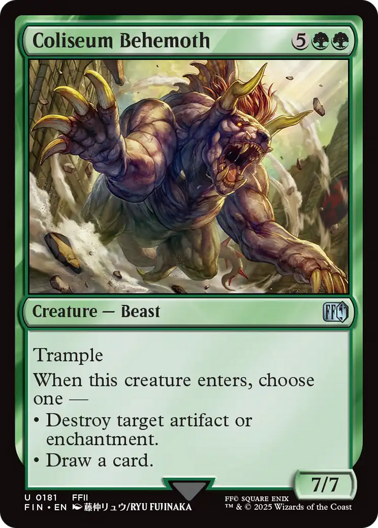 Coliseum Behemoth [FINAL FANTASY] | Good Games Modbury