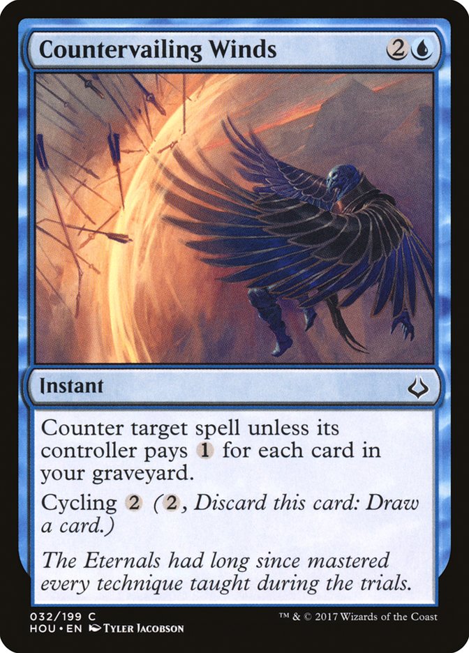 Countervailing Winds 32/199 (Hour of Devastation)  - Foil | Good Games Modbury