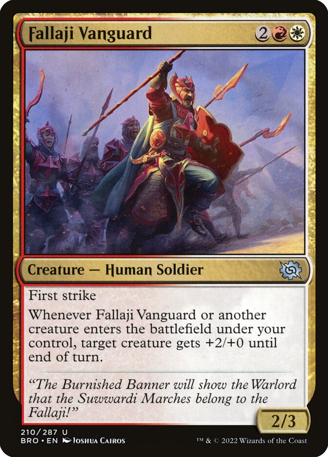 Fallaji Vanguard 210/287 (The Brothers' War)  | Good Games Modbury