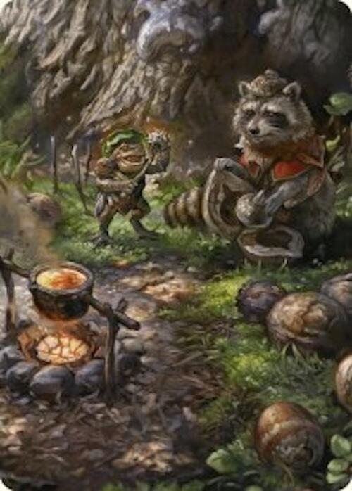 Sylvan Scavenging Art Card 46 54 S 46 (Art Series: Foundations)  | Good Games Modbury