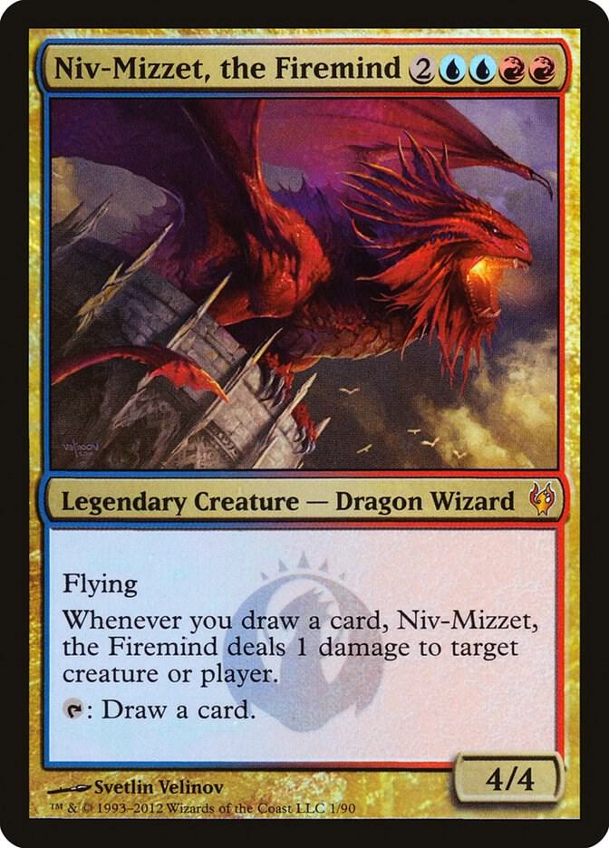 Niv-Mizzet, the Firemind 1/90 (Duel Decks: Izzet vs. Golgari)  - Foil | Good Games Modbury