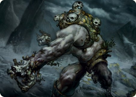 Skull Skaab Art Card [Innistrad: Crimson Vow Art Series] | Good Games Modbury