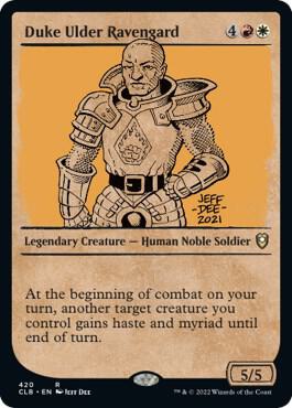Duke Ulder Ravengard Showcase 420/361 (Commander Legends: Battle for Baldur's Gate)  | Good Games Modbury