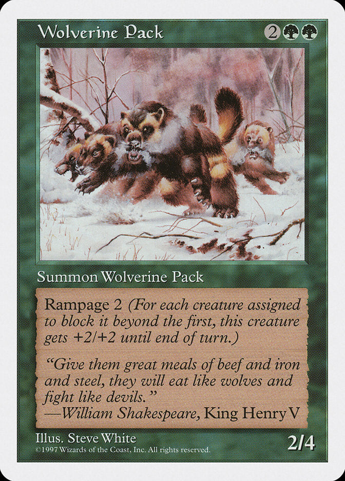 Wolverine Pack 344/455 (Fifth Edition)  | Good Games Modbury