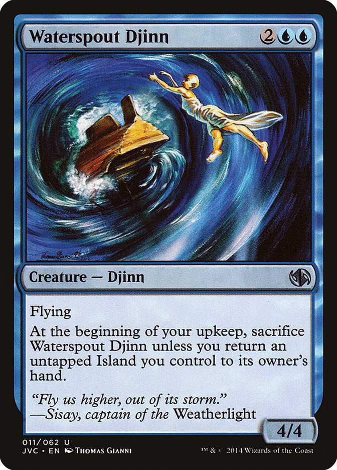 Waterspout Djinn 11/62 (Duel Decks: Anthology)  | Good Games Modbury