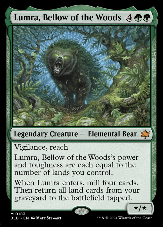 Lumra, Bellow of the Woods 183 (Bloomburrow)  | Good Games Modbury