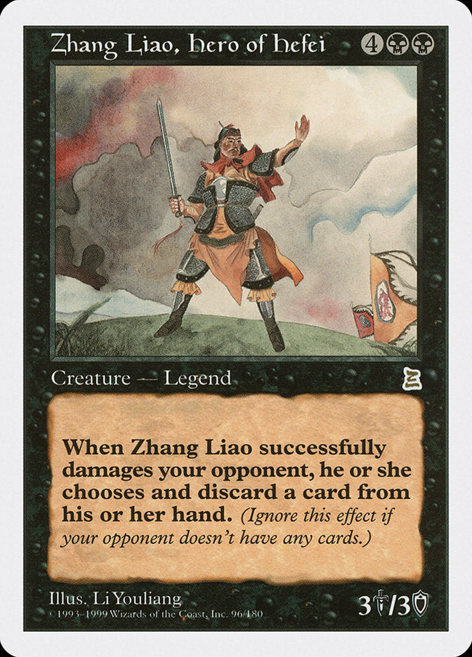 Zhang Liao, Hero of Hefei 96/180 (Portal Three Kingdoms)  | Good Games Modbury