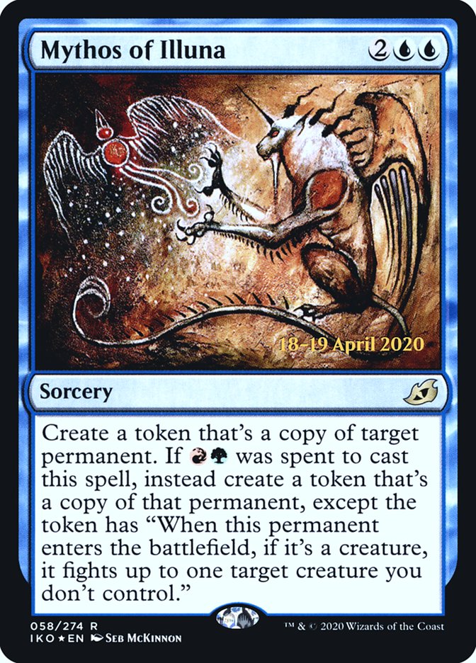 Mythos of Illuna [Ikoria: Lair of Behemoths Prerelease Promos] | Good Games Modbury