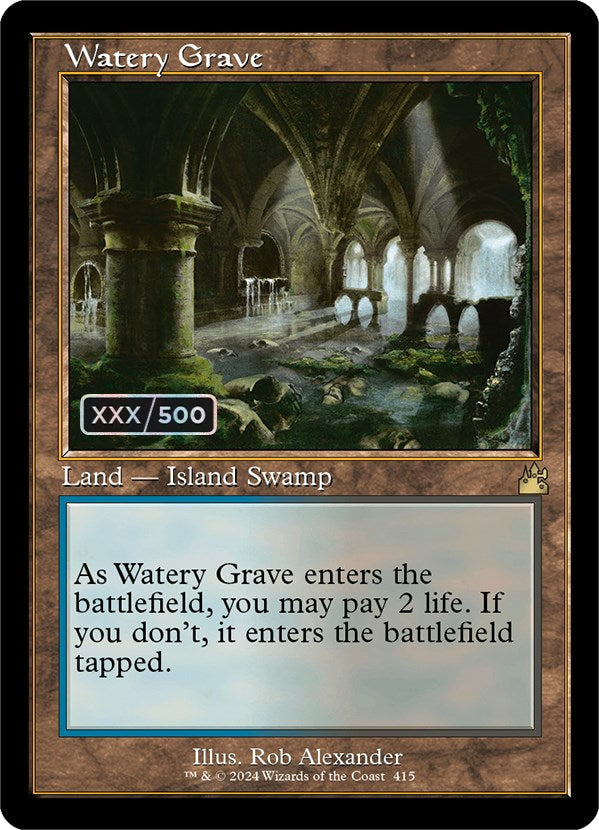 Watery Grave (Retro) (Serialized) [Ravnica Remastered] | Good Games Modbury