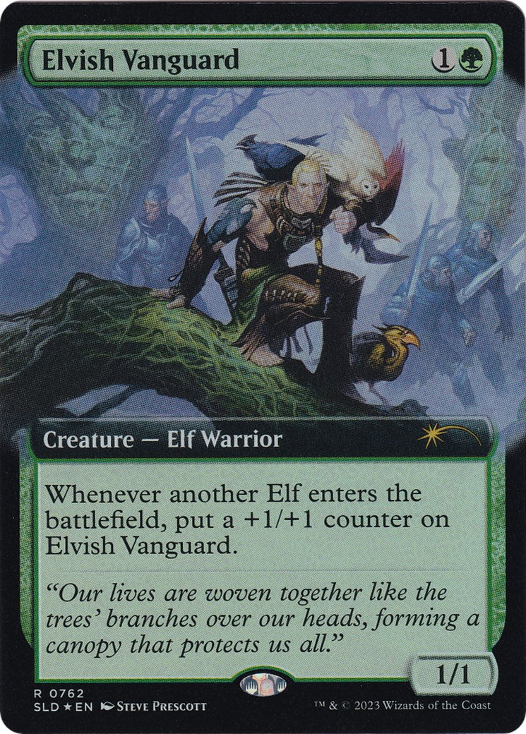 Elvish Vanguard (Extended Art) [Secret Lair Drop Series] | Good Games Modbury