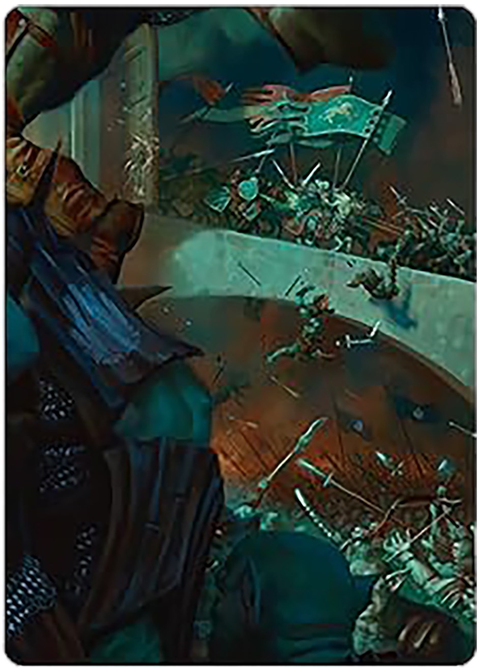 Rohirrim Chargers Art Card [The Lord of the Rings: Tales of Middle-earth Art Series] | Good Games Modbury